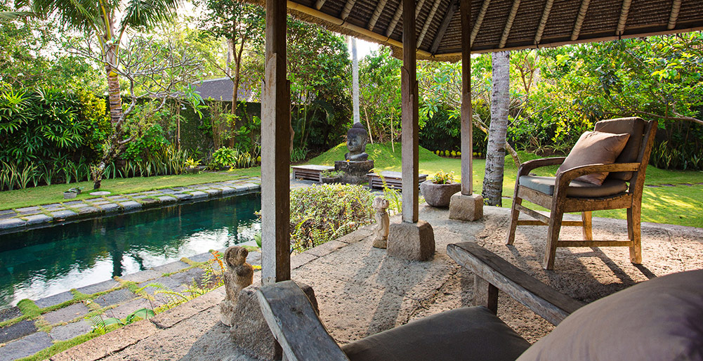 Villa Belong Dua - View from garden bale